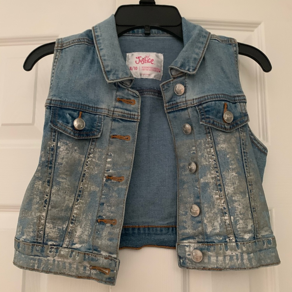 Girls Justice Jean Vest